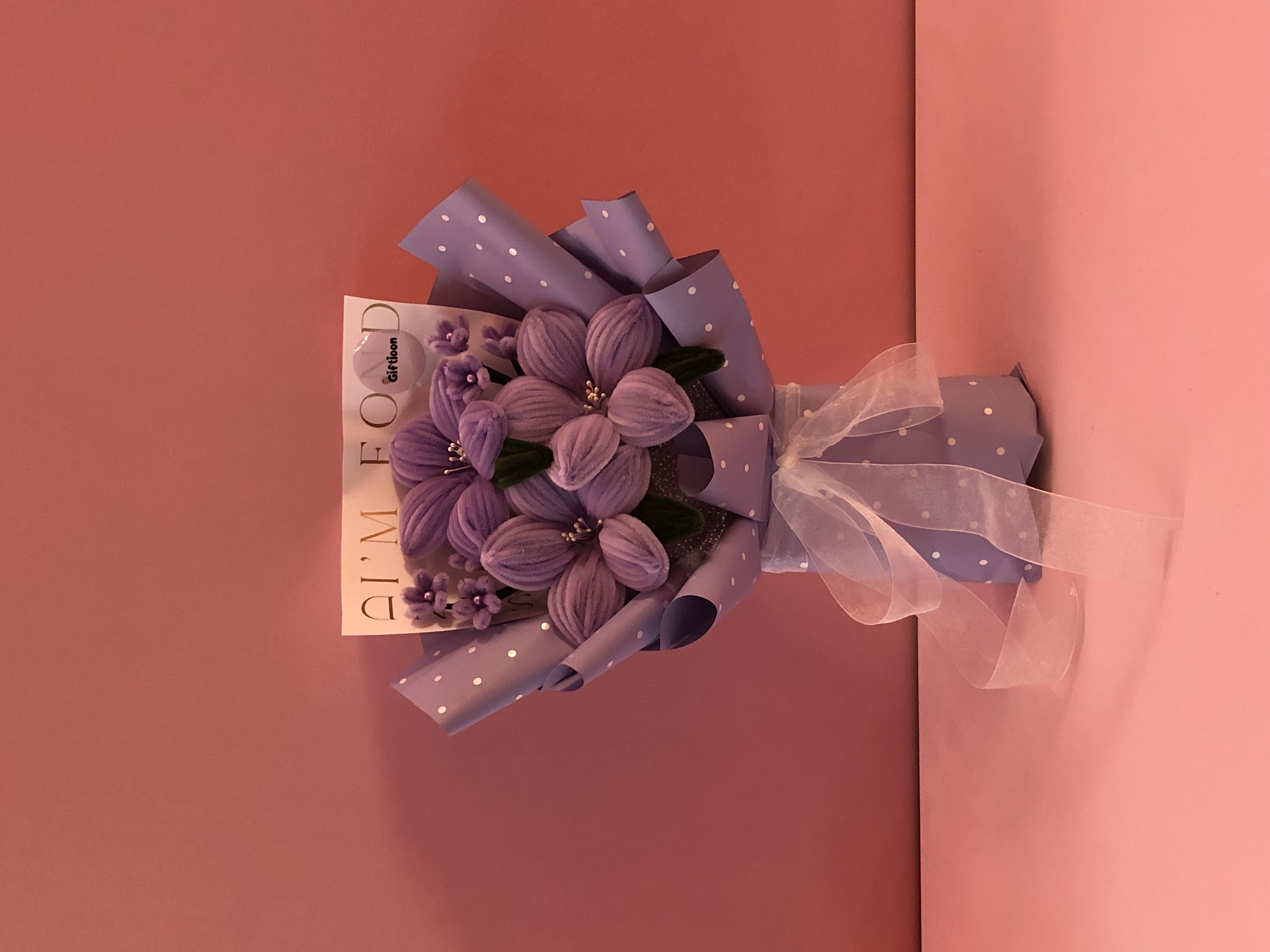 دسته گل یاسی💜