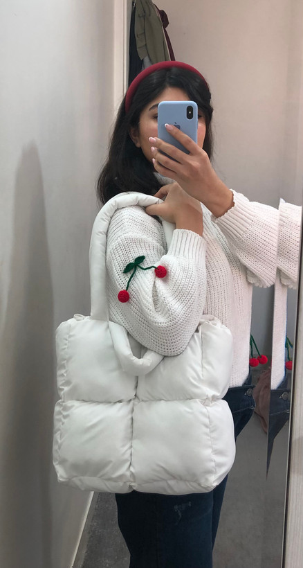 پافر بگ مربعی متوسط ☁️