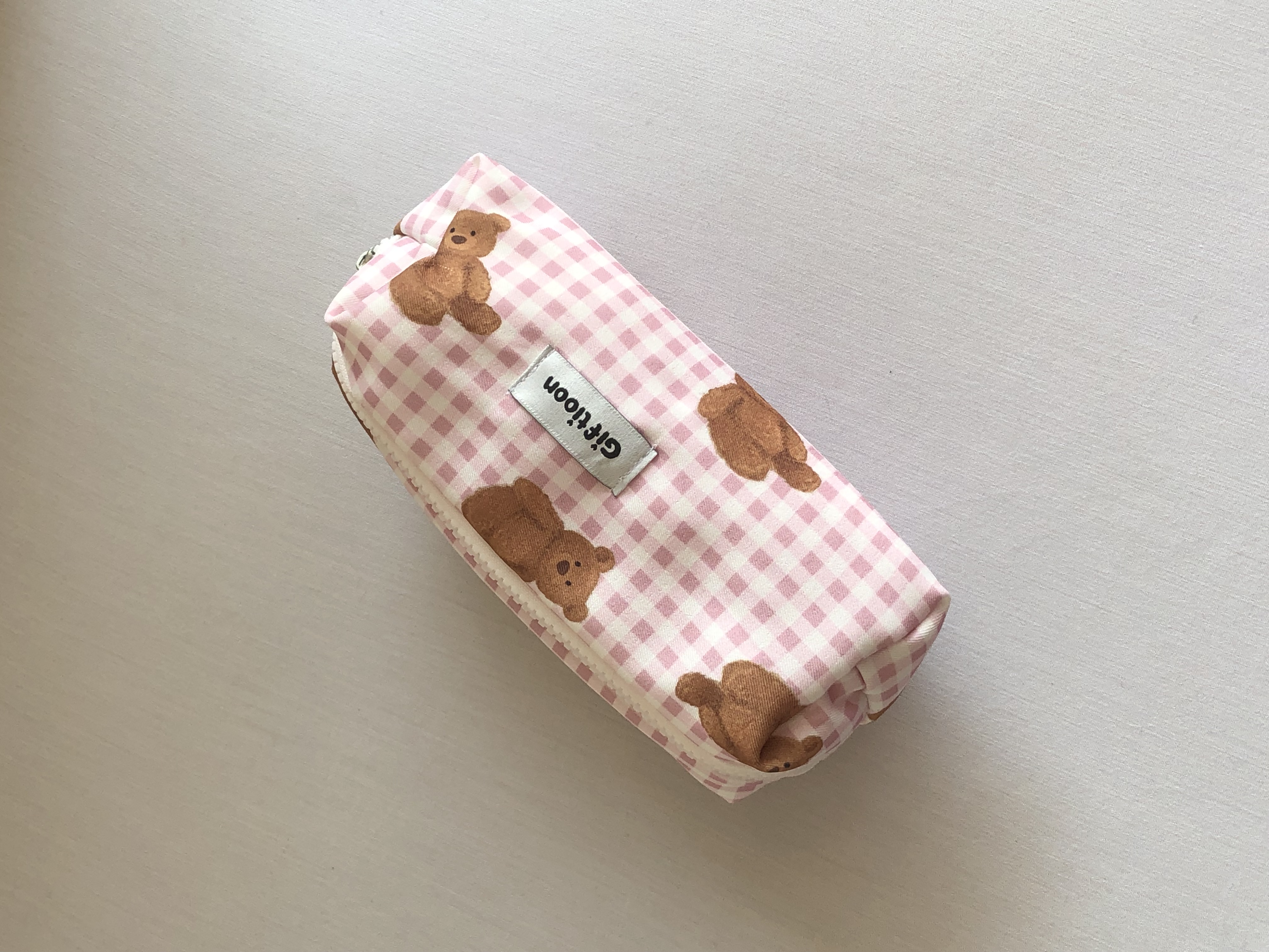 جامدادی خرسی چهارخونه 🧸
