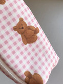 جامدادی خرسی چهارخونه 🧸