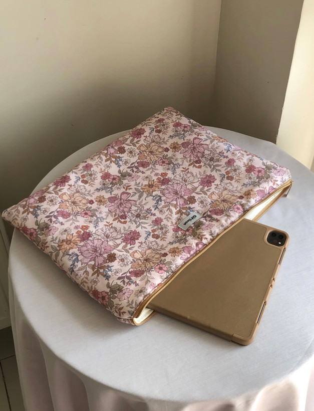 کاور لپتاپ/آیپد گلگلی صورتی 🌸